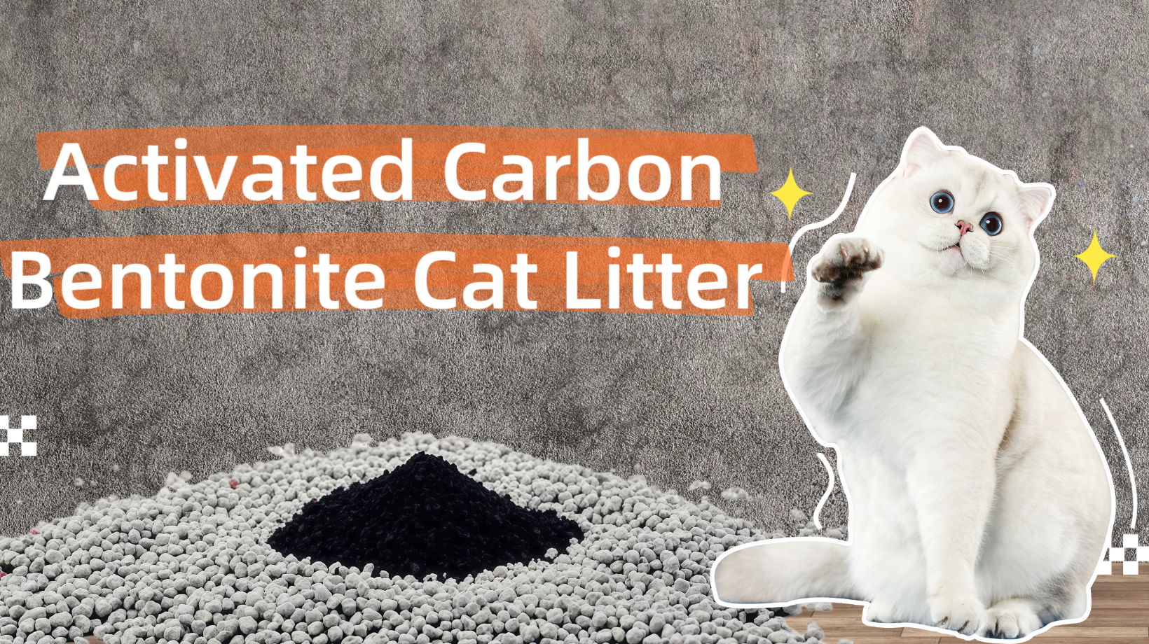 Activated Carbon Bentonite Cat Litter